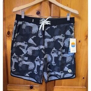 Vuori Cruise Boardshort Shorts Men's 30 Beach Surf Printed Swim Trunks NEW NWT